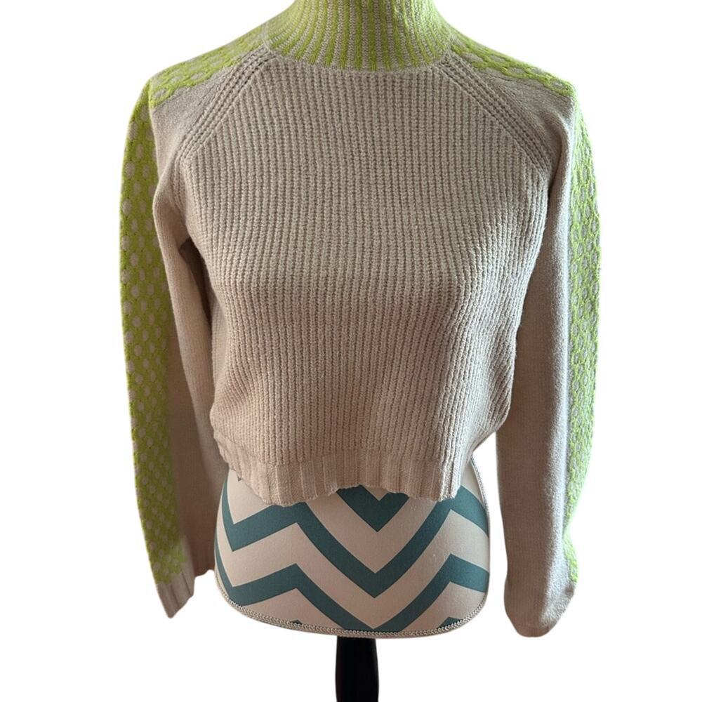 NWT- Wild Fable Mock Neck Cropped Sweater
